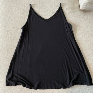 LOFT - Women’s Flowy Cotton Cami - Black XS
